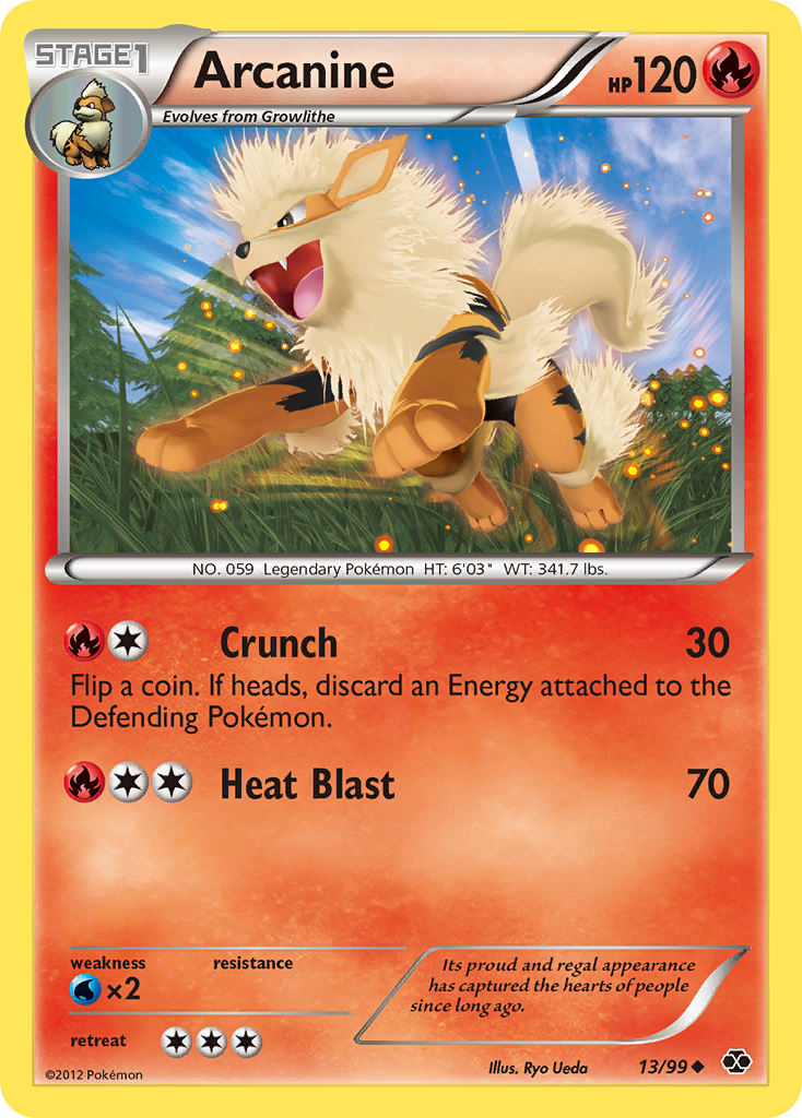 Arcanine (13/99) [Black & White: Next Destinies] | Shuffle n Cut Hobbies & Games