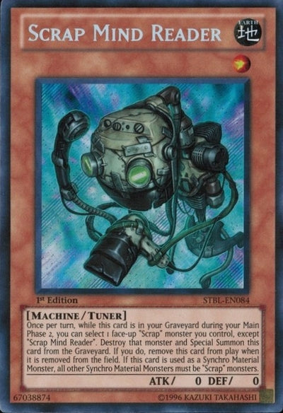 Scrap Mind Reader [STBL-EN084] Secret Rare | Shuffle n Cut Hobbies & Games