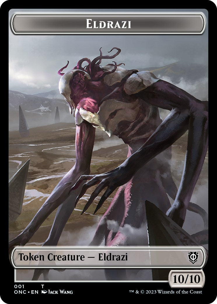 Soldier (017) // Eldrazi Double-Sided Token [Phyrexia: All Will Be One Commander Tokens] | Shuffle n Cut Hobbies & Games