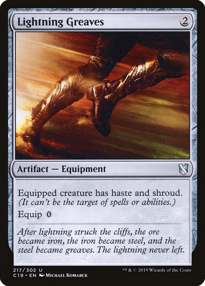 Lightning Greaves [Commander 2019] | Shuffle n Cut Hobbies & Games