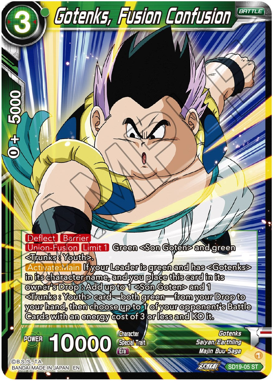 Gotenks, Fusion Confusion (SD19-05) [Dawn of the Z-Legends] | Shuffle n Cut Hobbies & Games