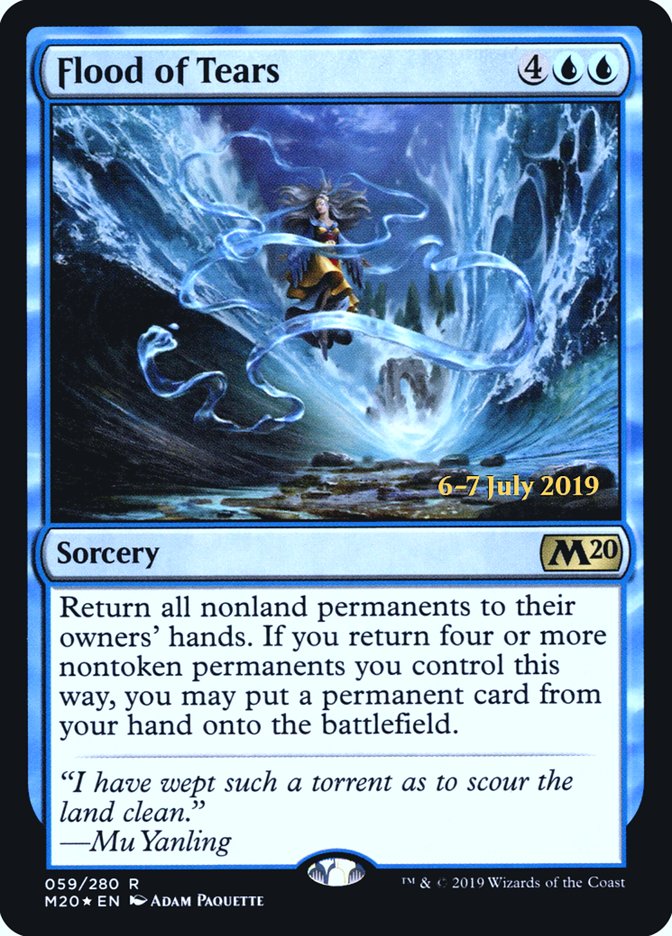 Flood of Tears [Core Set 2020 Prerelease Promos] | Shuffle n Cut Hobbies & Games