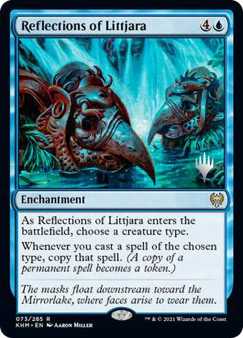 Reflections of Littjara (Promo Pack) [Kaldheim Promos] | Shuffle n Cut Hobbies & Games