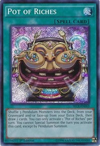 Pot of Riches [SECE-EN063] Secret Rare | Shuffle n Cut Hobbies & Games