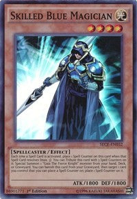 Skilled Blue Magician [SECE-EN032] Super Rare | Shuffle n Cut Hobbies & Games