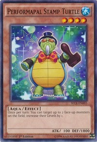 Performapal Stamp Turtle [SECE-EN005] Common | Shuffle n Cut Hobbies & Games