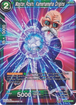 Master Roshi, Kamehameha Origins [EX10-02] | Shuffle n Cut Hobbies & Games