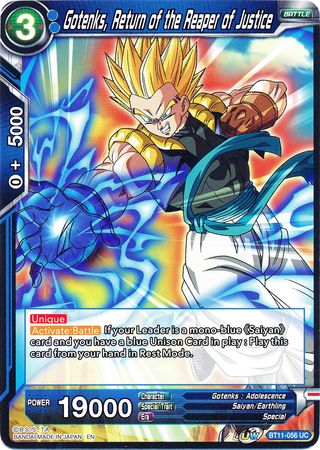 Gotenks, Return of the Reaper of Justice [BT11-056] | Shuffle n Cut Hobbies & Games