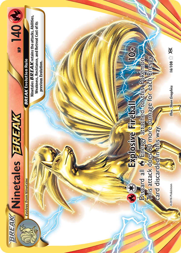 Ninetales BREAK (16/108) [XY: Evolutions] | Shuffle n Cut Hobbies & Games