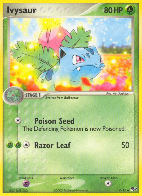 Ivysaur (7/17) [POP Series 2] | Shuffle n Cut Hobbies & Games