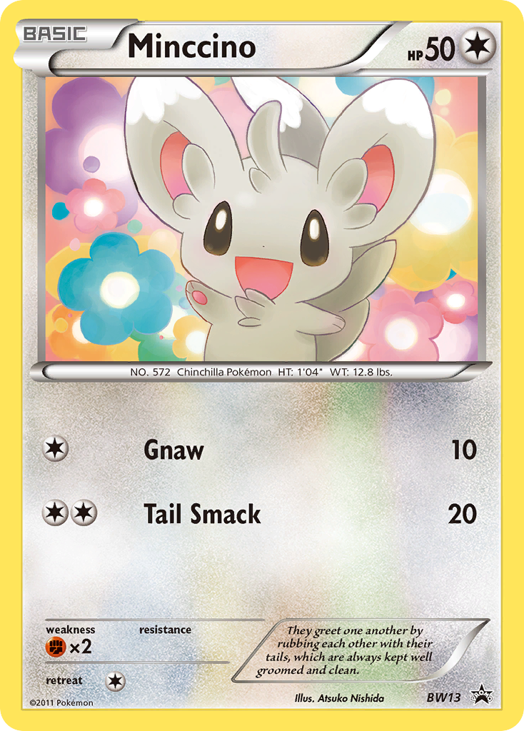 Minccino (BW13) [Black & White: Black Star Promos] | Shuffle n Cut Hobbies & Games