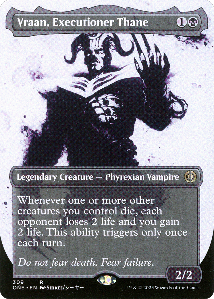 Vraan, Executioner Thane (Borderless Ichor) [Phyrexia: All Will Be One] | Shuffle n Cut Hobbies & Games