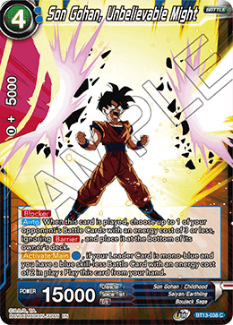 Son Gohan, Unbelievable Might (Common) [BT13-038] | Shuffle n Cut Hobbies & Games