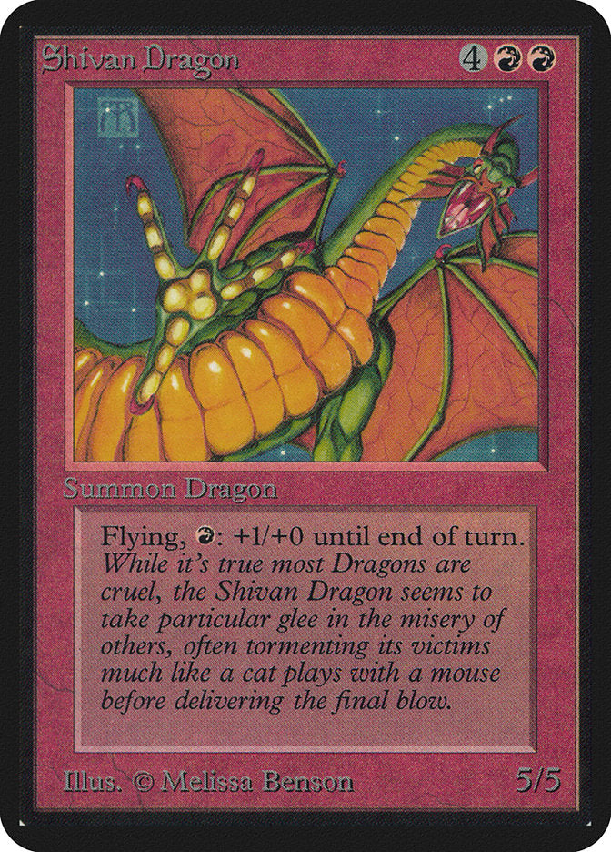 Shivan Dragon [Alpha Edition] | Shuffle n Cut Hobbies & Games