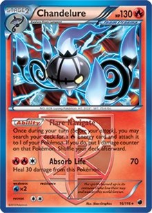 Chandelure (16/116) (Theme Deck Exclusive) [Black & White: Plasma Freeze] | Shuffle n Cut Hobbies & Games