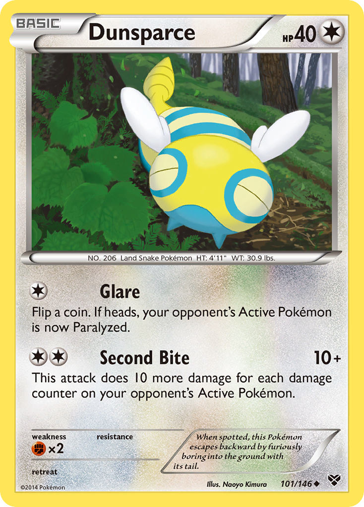 Dunsparce (101/146) [XY: Base Set] | Shuffle n Cut Hobbies & Games