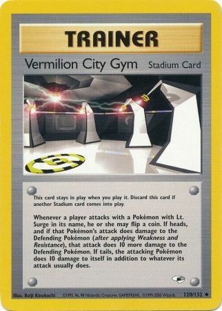 Vermilion City Gym (120/132) [Gym Heroes Unlimited] | Shuffle n Cut Hobbies & Games