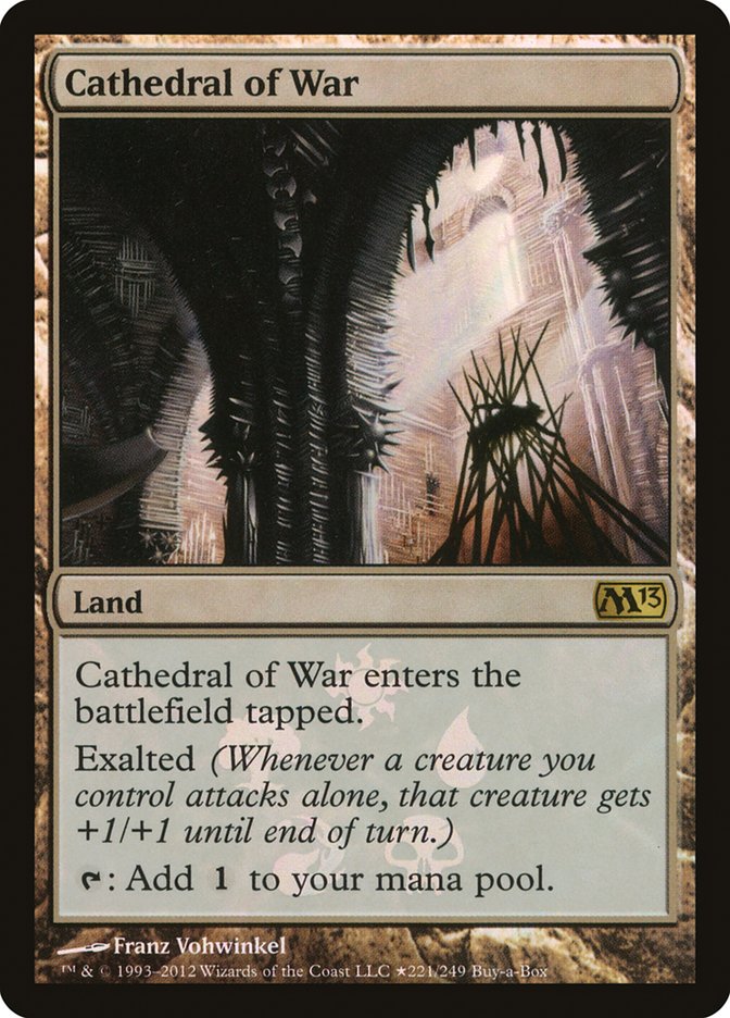 Cathedral of War (Buy-A-Box) [Magic 2013 Promos] | Shuffle n Cut Hobbies & Games