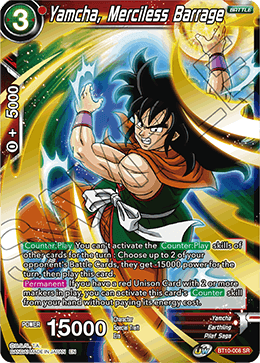 Yamcha, Merciless Barrage (BT10-008) [Cross Spirits] | Shuffle n Cut Hobbies & Games