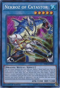 Nekroz of Catastor [THSF-EN018] Secret Rare | Shuffle n Cut Hobbies & Games