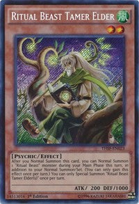 Ritual Beast Tamer Elder [THSF-EN023] Secret Rare | Shuffle n Cut Hobbies & Games