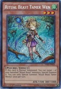 Ritual Beast Tamer Wen [THSF-EN024] Secret Rare | Shuffle n Cut Hobbies & Games