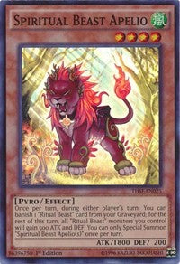 Spiritual Beast Apelio [THSF-EN025] Super Rare | Shuffle n Cut Hobbies & Games