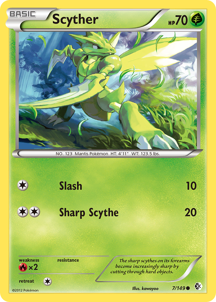 Scyther (7/149) [Black & White: Boundaries Crossed] | Shuffle n Cut Hobbies & Games