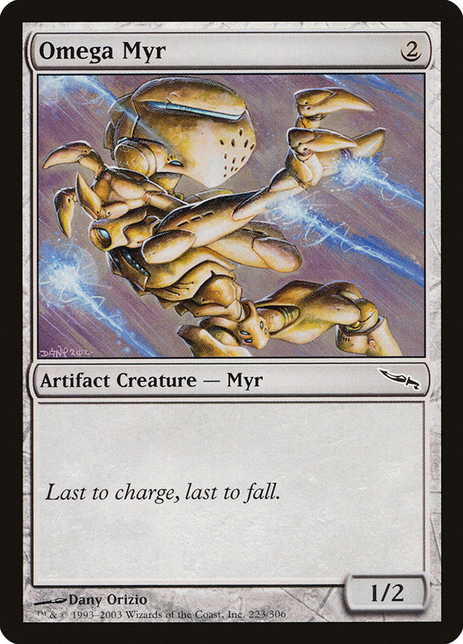 Omega Myr [Mirrodin] | Shuffle n Cut Hobbies & Games