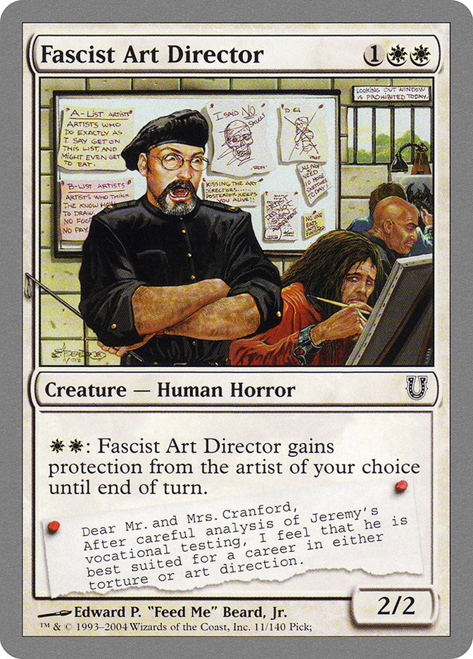 Fascist Art Director [Unhinged] | Shuffle n Cut Hobbies & Games