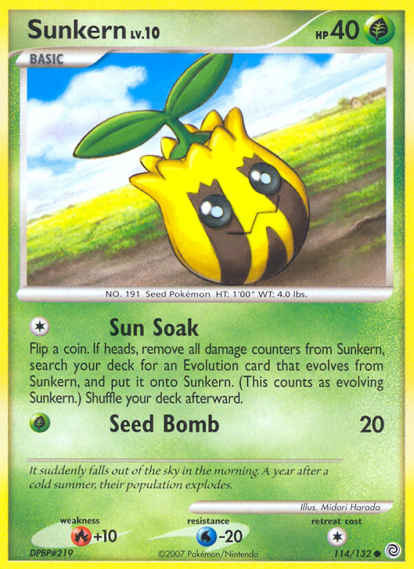 Sunkern (114/132) [Diamond & Pearl: Secret Wonders] | Shuffle n Cut Hobbies & Games