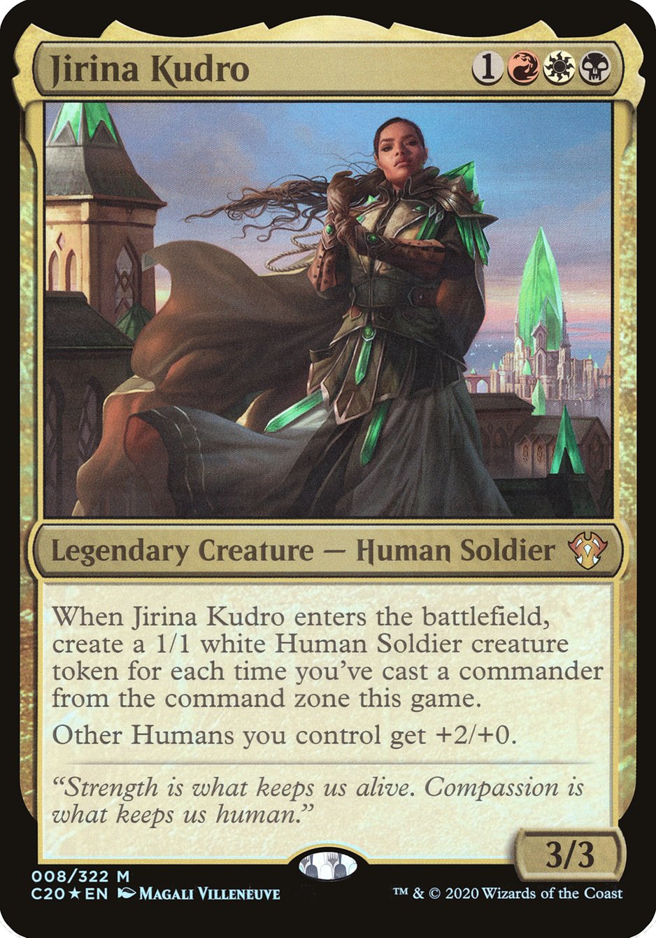 Jirina Kudro (Oversized) [Commander 2020 Oversized] | Shuffle n Cut Hobbies & Games