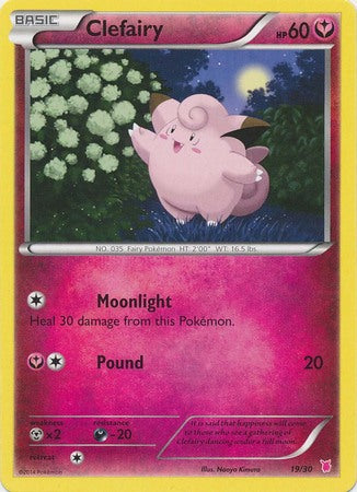 Clefairy (19/30) [XY: Trainer Kit 1 - Wigglytuff] | Shuffle n Cut Hobbies & Games