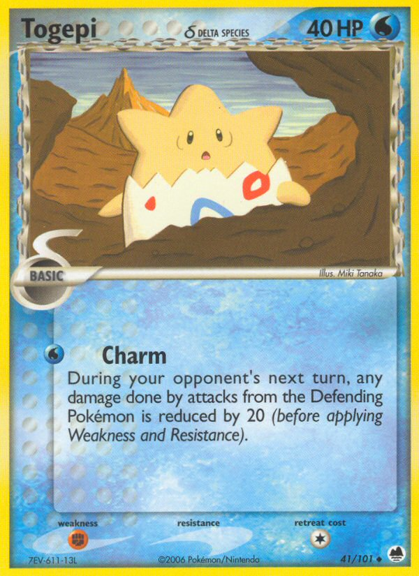 Togepi (41/101) (Delta Species) [EX: Dragon Frontiers] | Shuffle n Cut Hobbies & Games