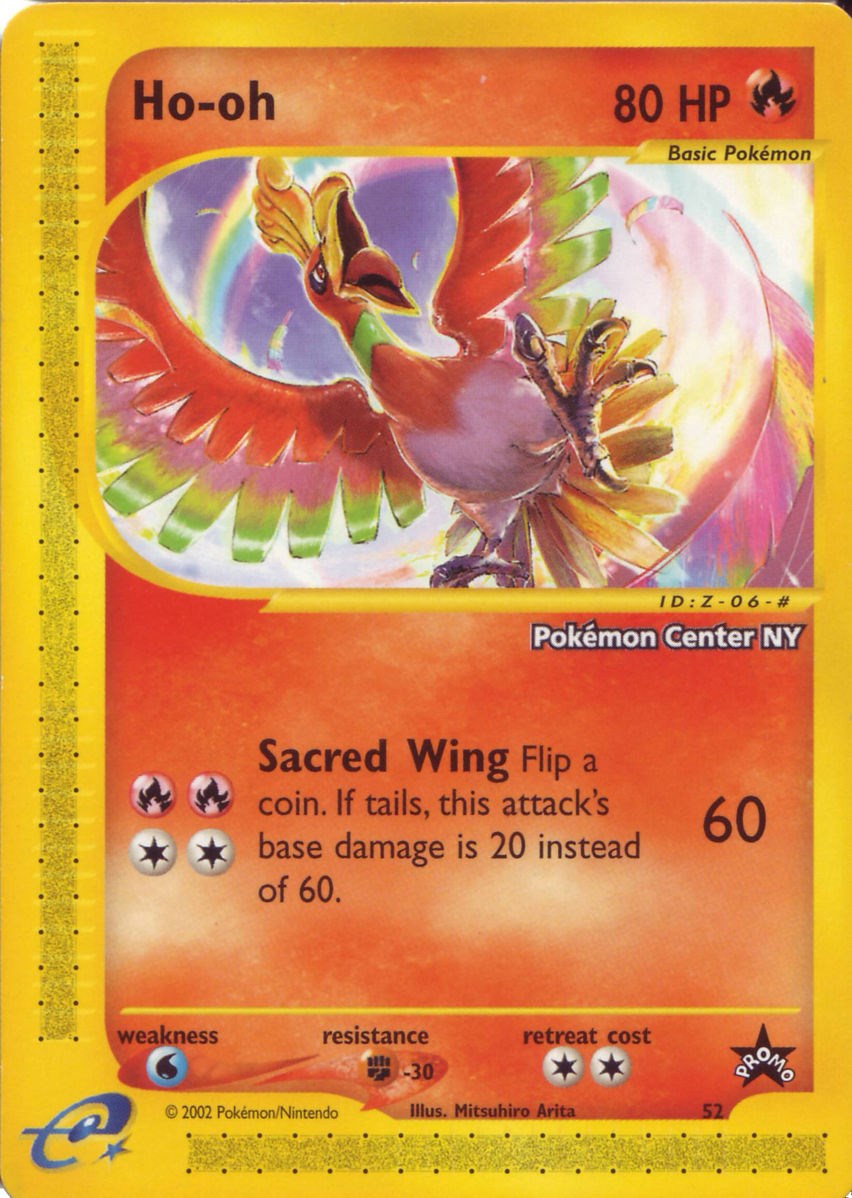 Ho-oh (52) (Pokemon Center NY Promo) [Wizards of the Coast: Black Star Promos] | Shuffle n Cut Hobbies & Games