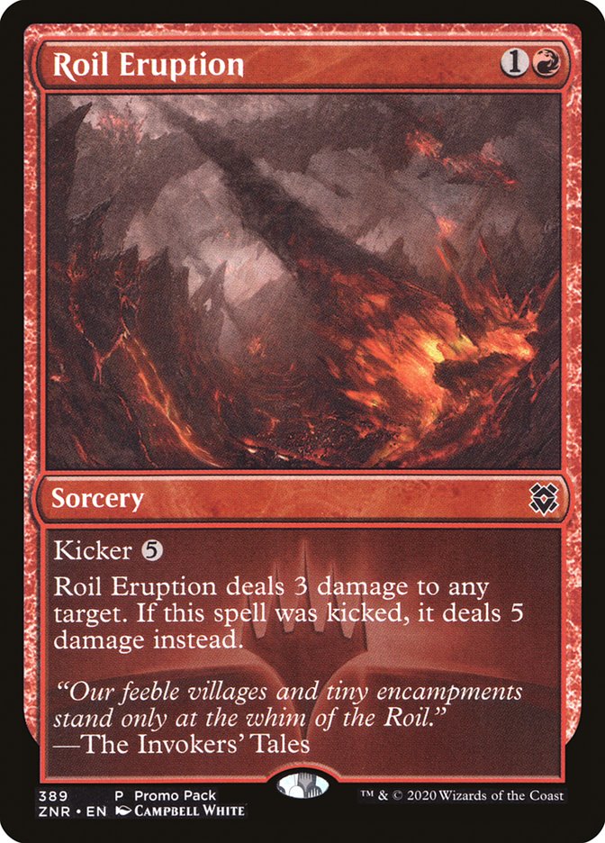 Roil Eruption (Promo Pack) [Zendikar Rising Promos] | Shuffle n Cut Hobbies & Games