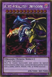 Five-Headed Dragon [PGL2-EN078] Gold Rare | Shuffle n Cut Hobbies & Games