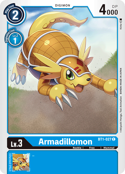 Armadillomon [BT1-027] [Release Special Booster Ver.1.0] | Shuffle n Cut Hobbies & Games