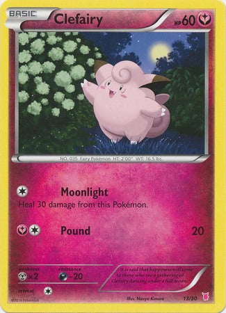 Clefairy (13/30) [XY: Trainer Kit 1 - Wigglytuff] | Shuffle n Cut Hobbies & Games