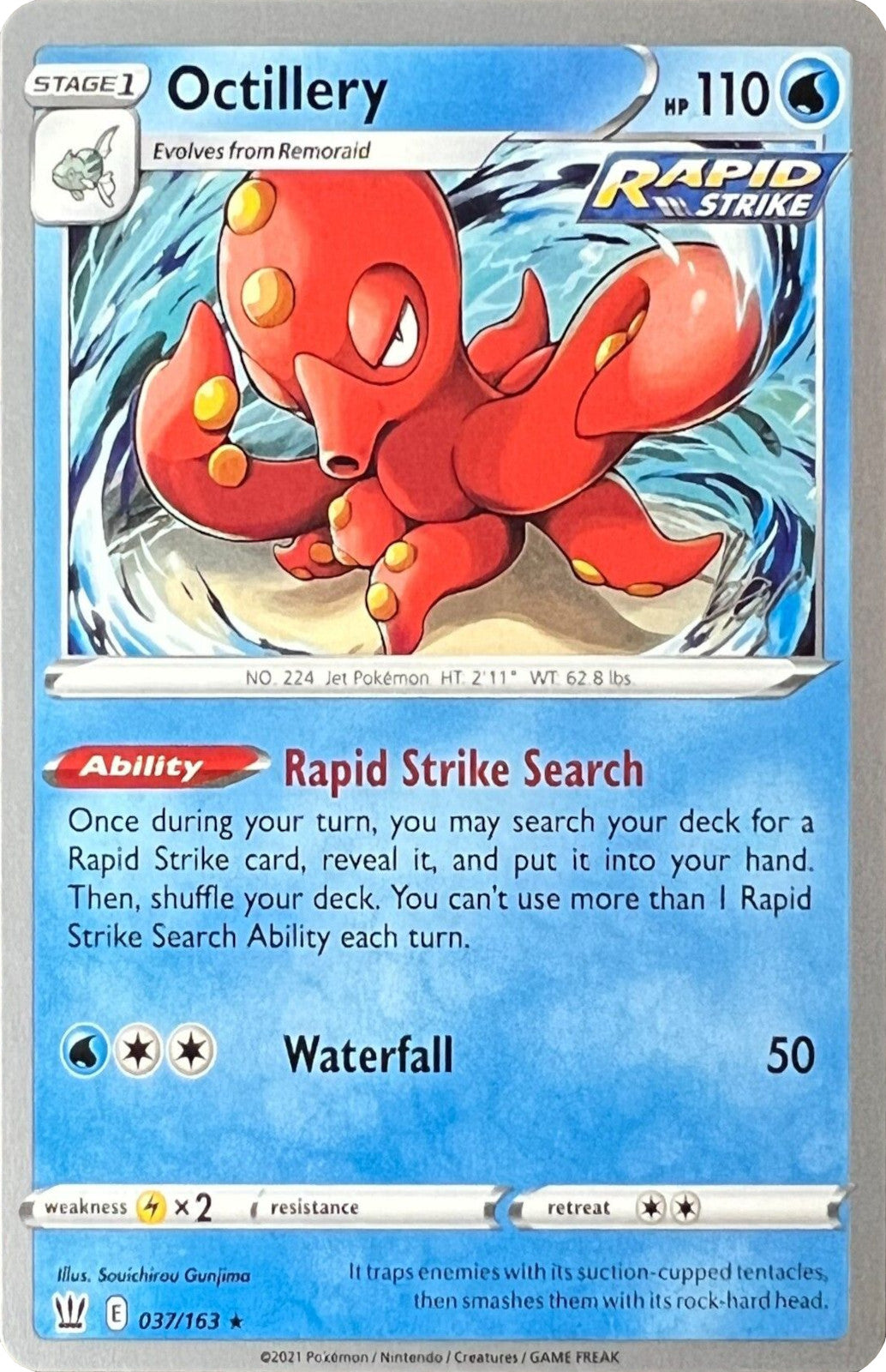 Octillery (037/163) (Cheryl Again - Sebastian Lashmet) [World Championships 2022] | Shuffle n Cut Hobbies & Games