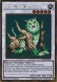 Naturia Beast [PGL2-EN086] Gold Rare | Shuffle n Cut Hobbies & Games