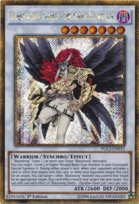 Blackwing Tamer - Obsidian Hawk Joe [PGL2-EN012] Gold Secret Rare | Shuffle n Cut Hobbies & Games