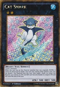 Cat Shark [PGL2-EN016] Gold Secret Rare | Shuffle n Cut Hobbies & Games