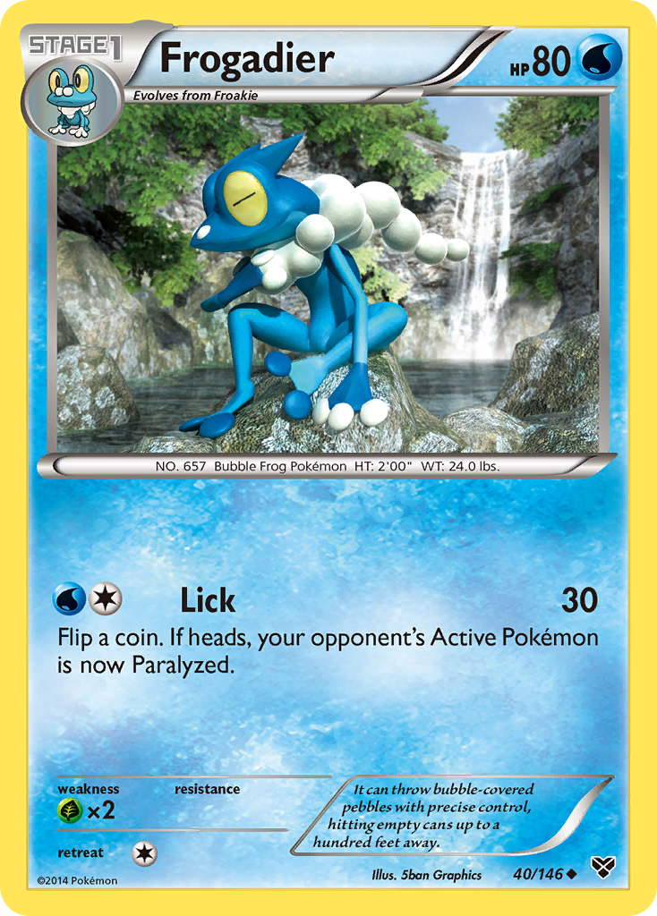 Frogadier (40/146) [XY: Base Set] | Shuffle n Cut Hobbies & Games