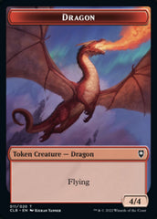 Treasure // Dragon Double-Sided Token [Commander Legends: Battle for Baldur's Gate Tokens] | Shuffle n Cut Hobbies & Games