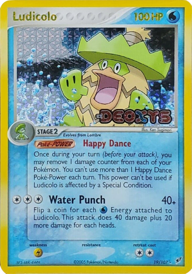 Ludicolo (19/107) (Stamped) [EX: Deoxys] | Shuffle n Cut Hobbies & Games