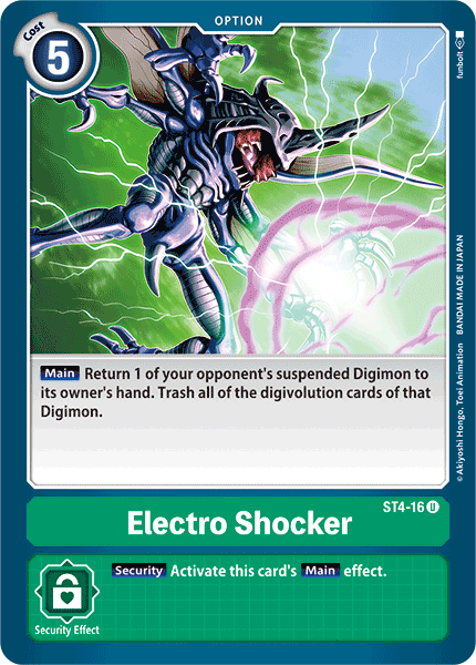 Electro Shocker [ST4-16] [Starter Deck: Giga Green] | Shuffle n Cut Hobbies & Games