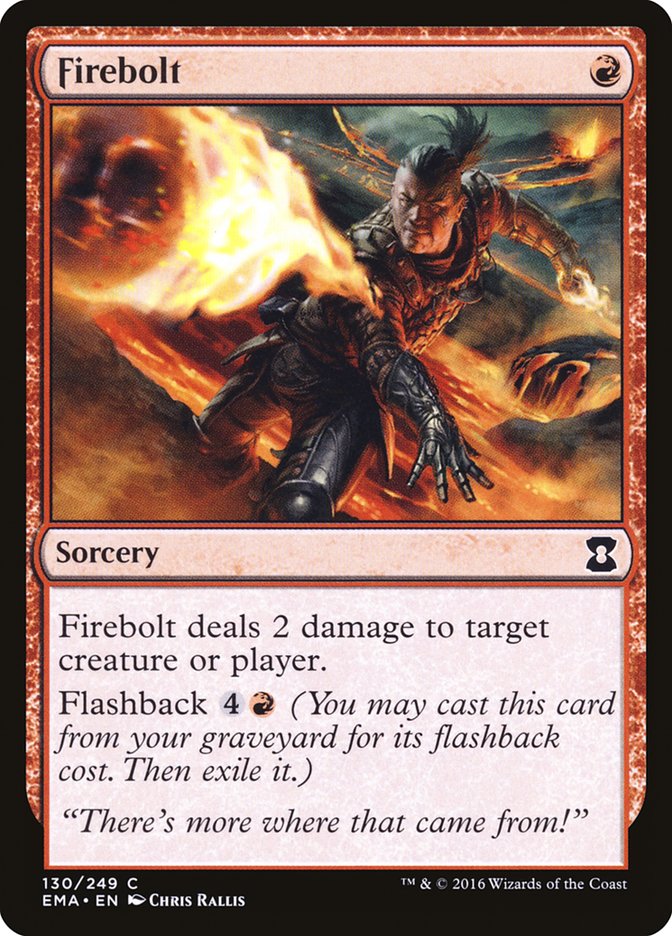 Firebolt [Eternal Masters] | Shuffle n Cut Hobbies & Games