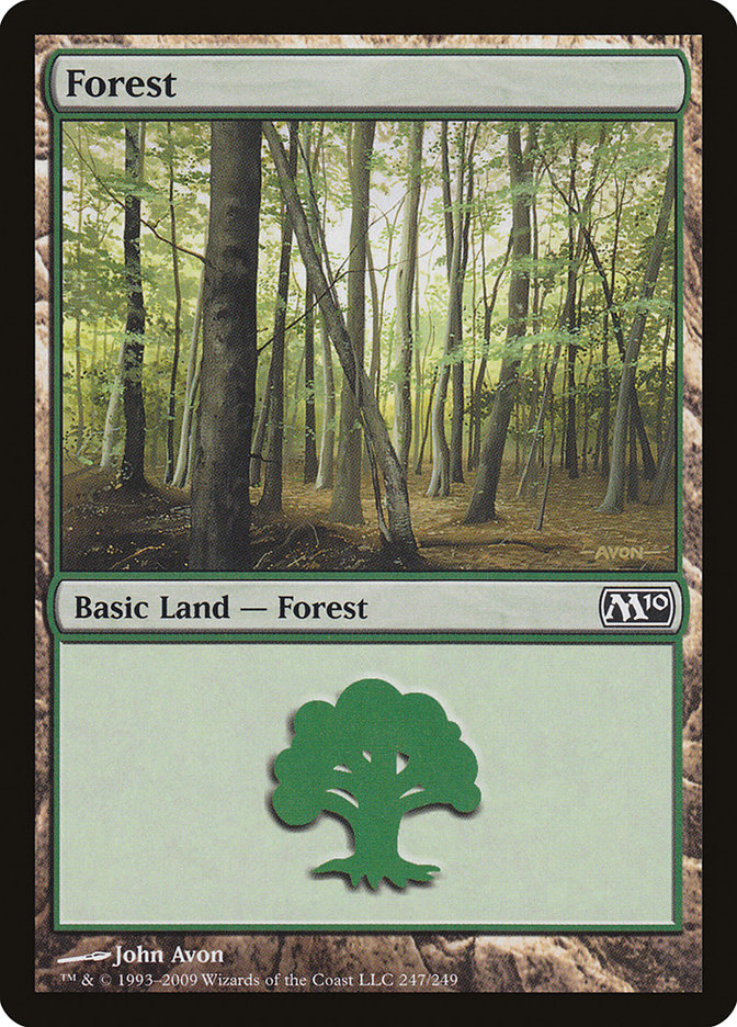 Forest (247) [Magic 2010] | Shuffle n Cut Hobbies & Games