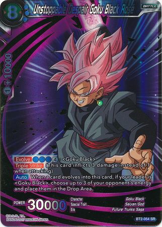 Unstoppable Despair Goku Black Rose [BT2-054] | Shuffle n Cut Hobbies & Games